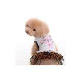 Latest Design Dog Dress With Fashionable Leopard