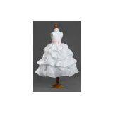 Ball Gown Scoop Neck Sleeveless Tea-length Flower Girl Dresses thumbnail-3