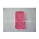 Rose Red Anti-scratch Soft Plastic Cell Phone Cases For IPhone 5 / 5S