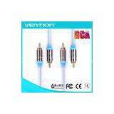 2RCA Male to Male Audio Video Cables 24k Gold Plating Connector for Computer MP3 MP4