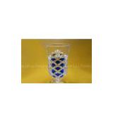 Engraved, Painted, Frosty ice cream Drinking Glass Cup / Custom  Machine made Cups