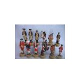 Napoleonic Wars theme chess,Metal chess,chess set,chess sets,chess games,play games,poly resin chess
