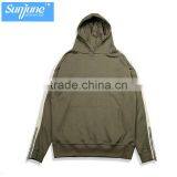 Best Selling 100% Cotton Sleeve Zip Hoodie