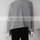 Wholesale Price Luxurious Cashmere Cable v Neck Ponchos for Women thumbnail-2