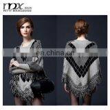 2015 Autumn Fashion Dress Women Wear Poncho Sweater Pullover Sweater thumbnail-1