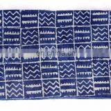 Home Decor Indigo Blue Print Rug Woven Cotton Carpet Bohemian Floor Mat Dari 3X5 thumbnail-3