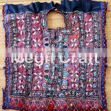 Vintage Embroidery Yoke Neck Patches- Vintage Banjara Mirror Work Yoke Neck Patches