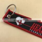 Fashion Designer Promotional Flight Key Chain, Embroidered Keychain