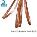 We Can Supply 8MM Flat Wire Width Enameled Copper Braid Belt Red Copper Braid Belt thumbnail-5