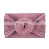 Hot New Velvet Headbands For Girls Handmade Baby Girls Soft Cute Nylon Elastic Turban Bohemian Style Headbands thumbnail-6