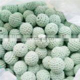 Hand Made Crochet Wood Teething Beads Safe for Baby thumbnail-4