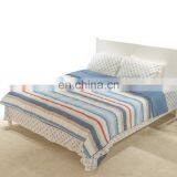 100%cotton Striped Printed Home Hotel Washed Bedding Sets thumbnail-3