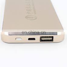 2020 Super Thin Metal Power Bank Oem Logo Micro Usb Mobile Power Charger Customized Color thumbnail-4