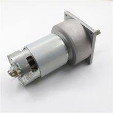 KG-60B775 12v 24v High Torque Low Speed 1 nm 400 Rpm OD 60mm dc Gear Motor With Screw Shaft for Grass Cutter thumbnail-2