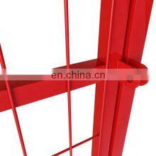 Red Canada Temporary Fence With Small Gate thumbnail-2