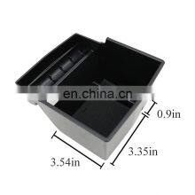 Interior Accessories Parts Silicone Armrest Rest Storage Box Center Control Console Organizer Tray For Subaru Forester 2013-2018 thumbnail-2