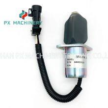 6681513 Fuel Shut off Solenoid for Bobcat 743 751 753 763 773 thumbnail-1