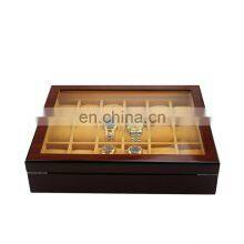 Custom Top Sale Jewelry Display 18 Slots Lacquer Wooden Watch Packaging Box thumbnail-1