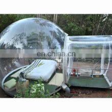 Inflatable transparent bubble tent camping tent with furniture for sale