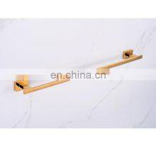 Bathroom Accessories Set Wall Mount 4-piece Towel Bar Rack Set Washroom Hardware Black/chrome/gold Color thumbnail-3