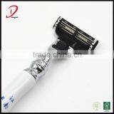 New Arrival Removable Chinese Style Mach 3 Blades Ceramic Shaving Razors thumbnail-3