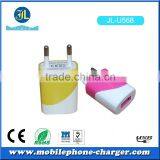 Multiple Fashionable Color Match Mobile Phone Battery Charger eu Plug thumbnail-2