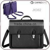 New Design Genuine Pebble Leather Convertible Backpack or Crossbody Messenger Bag thumbnail-1
