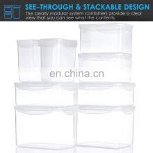 8 Pack Extra Large Airtight Food Storage Containers BPA Free Pantry Organization Plastic Canisters for Kitchen thumbnail-2