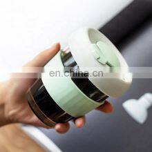 Portable Glass Mugs Coffee 350 ML Coffee Cup Swig Mug Travel Coffee Mug Silicone With Lid thumbnail-3