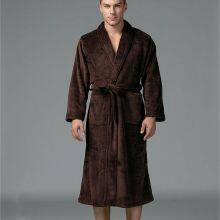 European Size Coral Fleece Bathrobe ,SPA Bathrobe,Robe/OEM(KW1155M) thumbnail-2