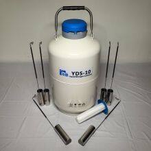 Portable With Handle Liquid Nitrogen Container of Embryo Partition Storage YDS-10-125 thumbnail-2