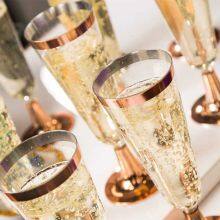 Bulk Disposable Champagne Glass - Clear Plastic, 5-9oz Sizes, Retailer Event Supply Glass thumbnail-3