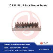 304# Stainless Steel Back Mount Frame for 10 LSA-PLUS Disconnection Modules WS06-A-MF-100 thumbnail-4