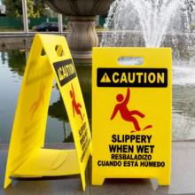Outdoor PP Fluted Safety Sign – Durable Warning Marker for Hazard Areas thumbnail-4