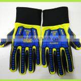 Cotton Work Gloves With Rubber Grip Dots Oil Industry Work Gloves Patched Palm Work Gloves thumbnail-5