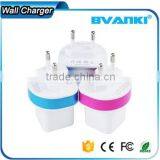 2016 Hot New Arrivals Top Quality CE Approved Wholesale EU/US/UK/AU Plug 5V 2.1A Dual USB Travel Wall Charger With High Quality thumbnail-4