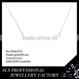 NEW Gold Plated Rhinestone Crystal Necklace Pendant Chain light luxury necklace for man, woman and unisex