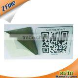 rfid nfc tag with 3m glue/nfc tag with QR code