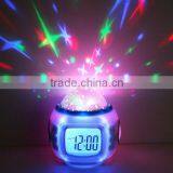Music Starry Star Sky Digital Led Projection Projector Alarm Clock Calendar Thermometer Horloge Reloj Despertador