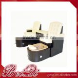 Hot sale beauty furniture manicure and pedicure chairs, hair spa washing pedicure benches basin