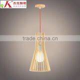 Modern Vintage Fancy Style Wood Pendant Lamp Lighting JK-8005B-03 Wooden LED Pendant Light thumbnail-4