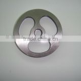 Three holes meat mincer plate,meat grinde plate,grinder knife and plate,meat grinder accessories
