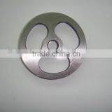 Three holes meat mincer plate,meat grinde plate,grinder knife and plate,meat grinder accessories