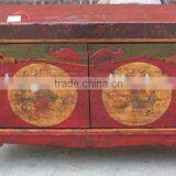 Chinese Antique Mogolian Hand Painting Cabinet thumbnail-1