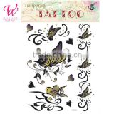 OEM china supplier welcome cusomized tattoo sticker \ Assorted Butterfly Designs alibaba china