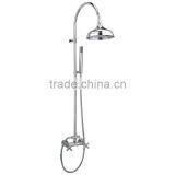 High Quality Dual Handle Brass Shower Set, Polish and Chrome Finish thumbnail-1