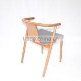 North European Style Elegant Solid Wood Dining Chair thumbnail-5