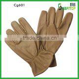 Soft protection heat resistance cowhide leather motor bike gloves