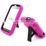 Rugged kickstand robot hybrid cover for ZTE warp Sequent N861 hard shell