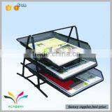 Mutil-function Cheap Black Metal Mesh Office Desktop Document File Holder thumbnail-1